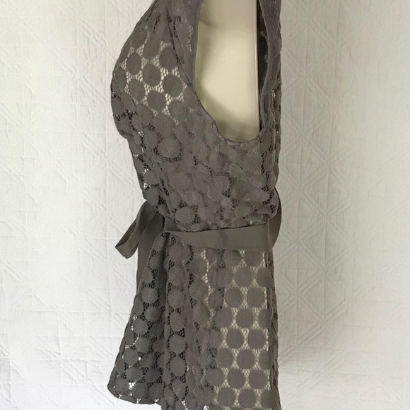 Plenty by Tracy Reese sheer lace blouse size 4 - Picture 4 of 8